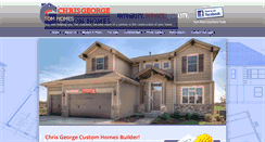 Desktop Screenshot of chrisgeorgecustomhomes.com